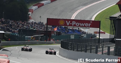 F1ベルギーGPのスパ・フランコルシャン、コースの一部が変更に thumbnail