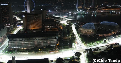 F1シンガポールGP、準備が進むサーキットの画像 thumbnail